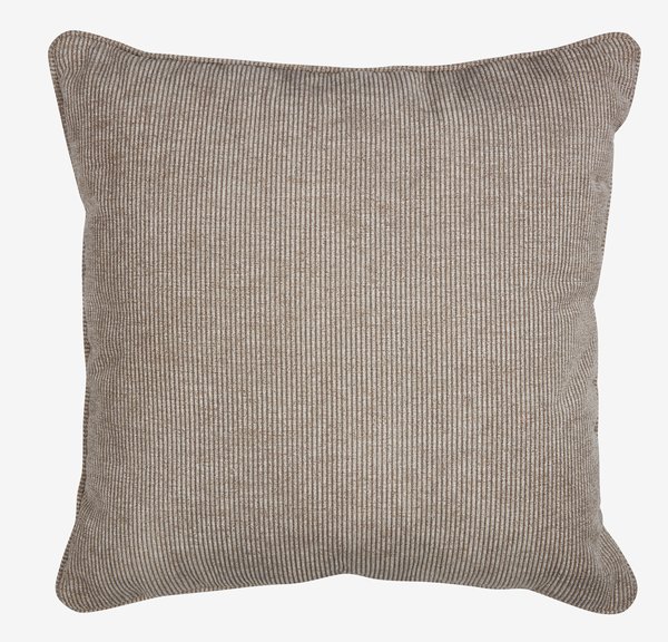 Prydnadskudde FJELLFIOL 45x45 varmgrå/beige