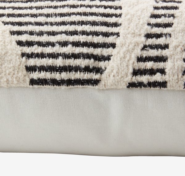Cushion BERBERIS 40x60 black/beige