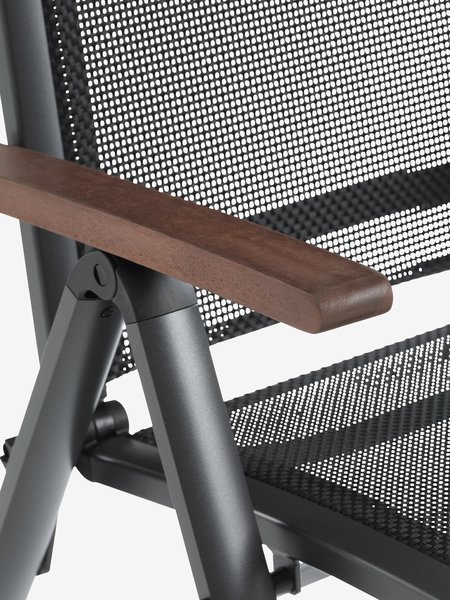 YTTRUP L150 table hardwood + 4 LIMHAMN chair grey
