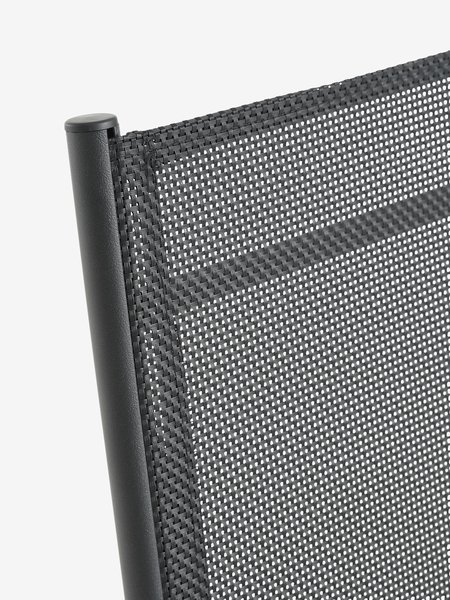 Däckstol LOMMA B63xL130 svart