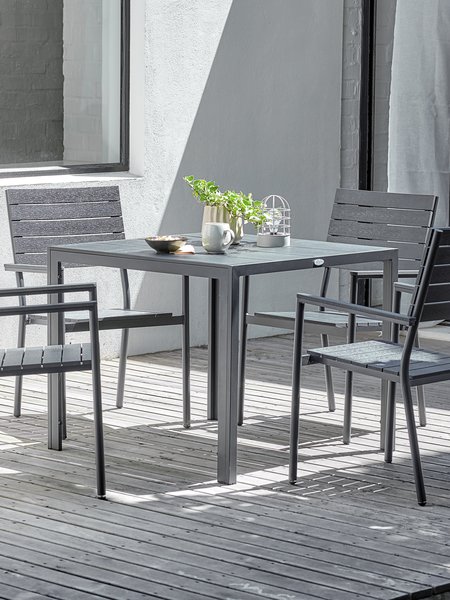 Havebord MADERUP B90xL90 sort