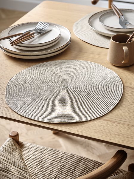 Place mat KUNGSMYNTA D38 beige