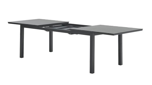 Table de jardin VATTRUP l95xL206/319 noir