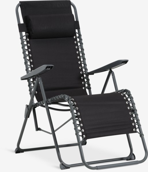 Lounger ULFBORG black