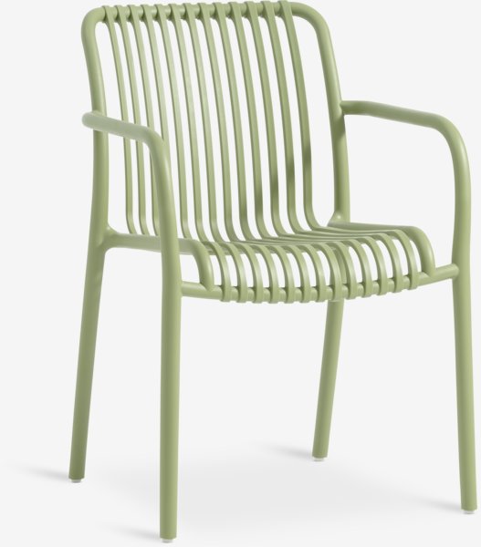 Stacking chair NABBEN olive