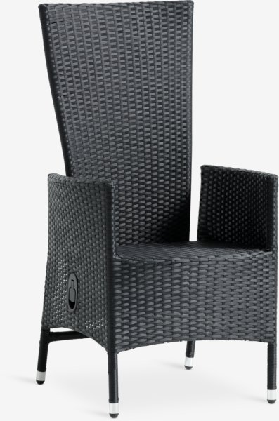 Recliner chair SKIVE black