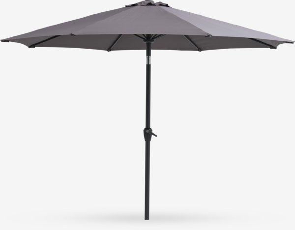 Market parasol HALK D300 dark grey