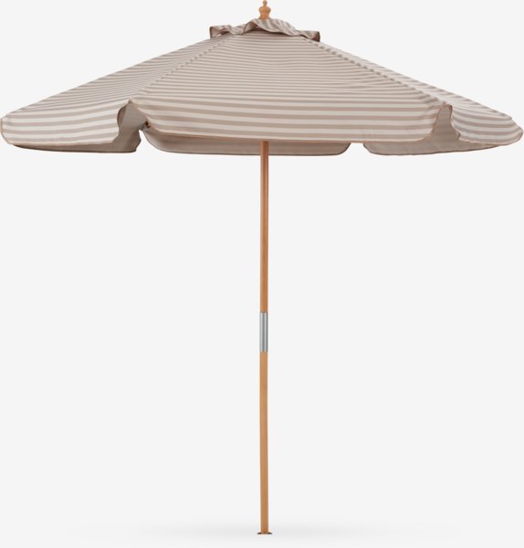 Parasol SMYGEHUK Ø200 beige/sable