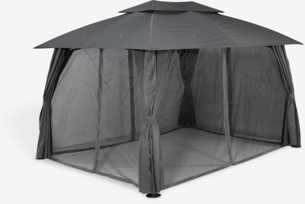 Gazebo SANKT HANS W3xL4xH2.65m grey