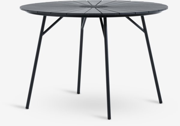 Garden table RANGSTRUP D110 black/black