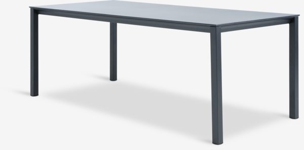 Table de jardin LANGET l95xL207 noir