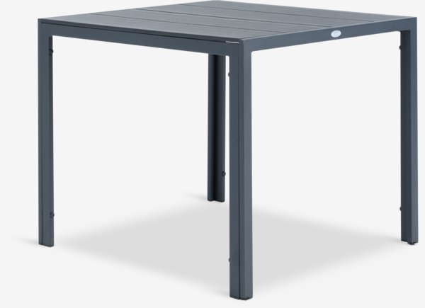 Tuintafel MADERUP B90xL90 zwart