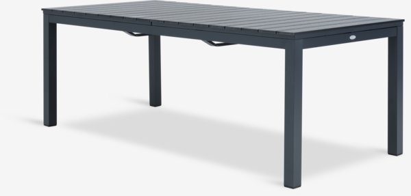 Mesa de jardín VATTRUP A95xL206/319 negro