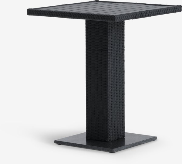 Balkónový stolík THY Š60xD60 čierna