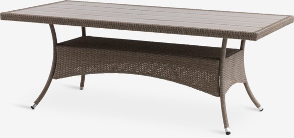 STRIB L200 table + 4 AIDT chaises naturel