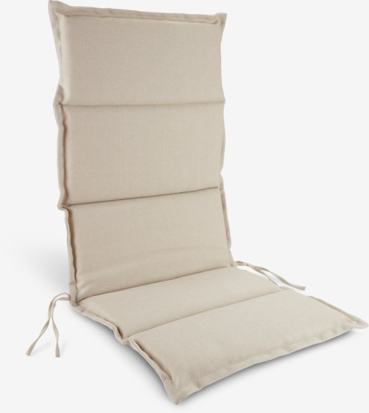 Cojín de jardín para silla reclinable BREDFJED blanco crudo