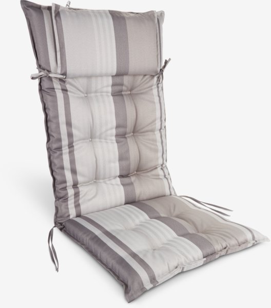 Coussin de jardin pour chaise inclinable HERRHAGEN gris c.