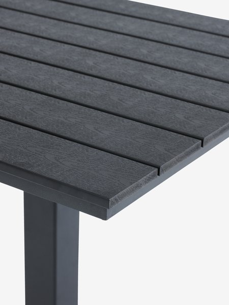 Mesa de balcón HOBRO A70xL70 negro