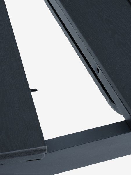 Tavolo da esterno VATTRUP P95xL206/321 cm nero