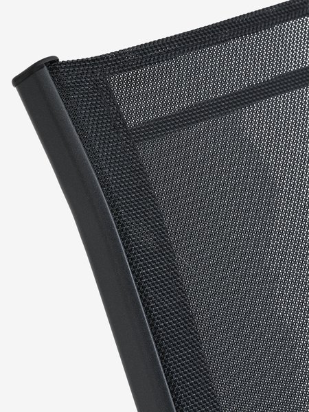 JERSORE D70 miza + 2 LEKNES stola črna