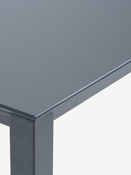 Tuintafel LANGET B95xL207 zwart