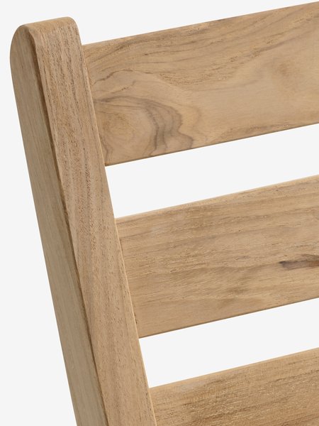 UDBYNEDER Ø120 tafel + 4 VESTERHAVET stoel teak