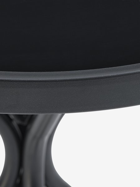 RADSTRUP Ø60 stůl + 2 MELLBY židle černá