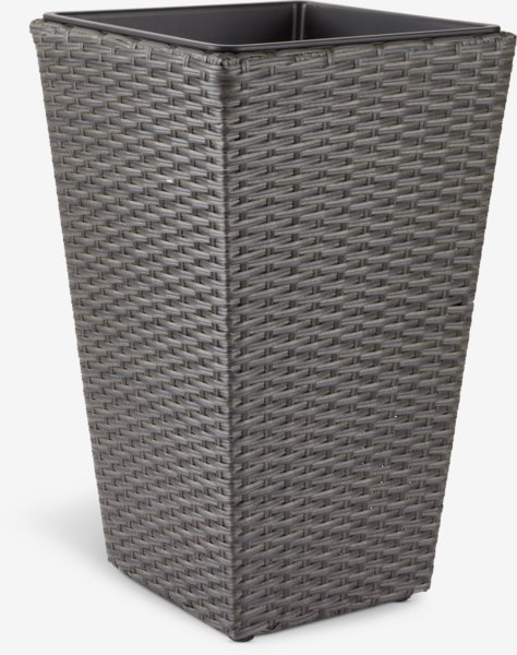 Planter basket BLOMMOR W31xL31xH50 grey