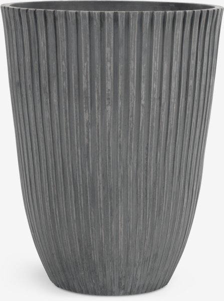 Garden planter MYGGA D29xH36 grey