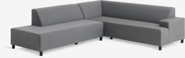 Sofa UHRE 6-miejscowa jasnoszary całoroczna