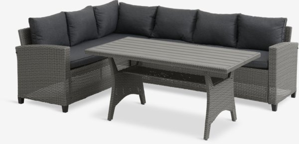 Комплект меблів для відпочинку ULLEHUSE 6м сірий