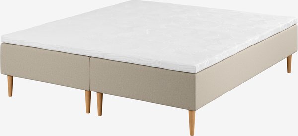 Resårbotten 180x200cm DINGLA PB75 sand-91 DREAMZONE