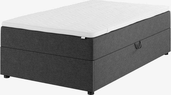 Boxspring 120x200 TYLDA OPBERGRUIMTE GC50 grijs-40