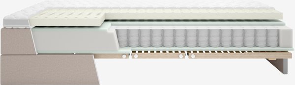 Elektrisch bed 140x200 TONDRA GE45 zand-91 DREAMZONE