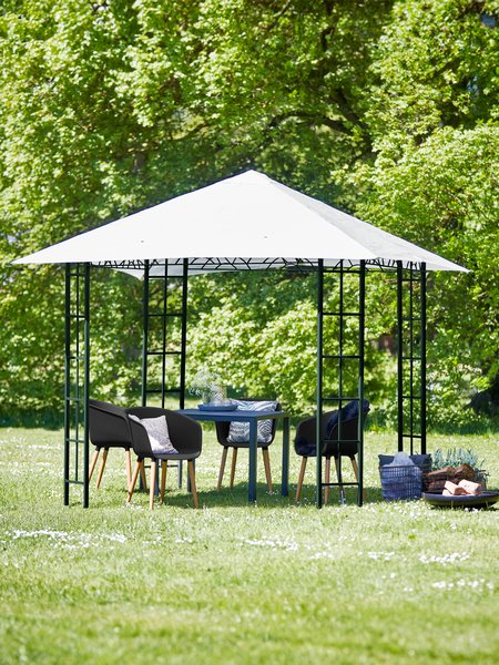 Gazebo FAABORG P300xL300 cm bianco