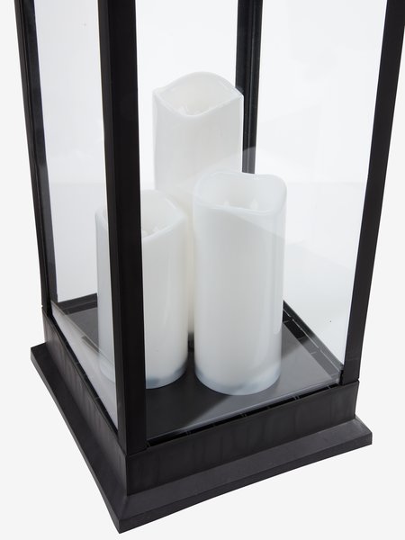 Lantern ANKA W24xL24xH70cm with LED black