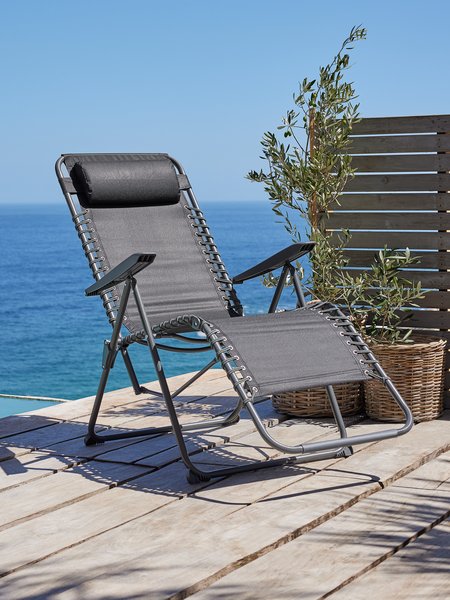 Lounger ULFBORG black