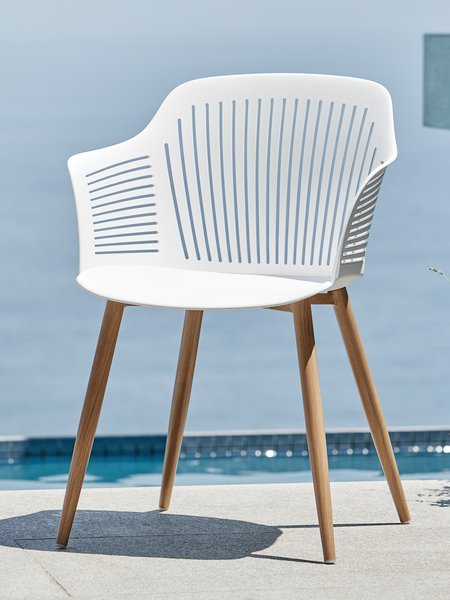 Garden chair VANTORE white