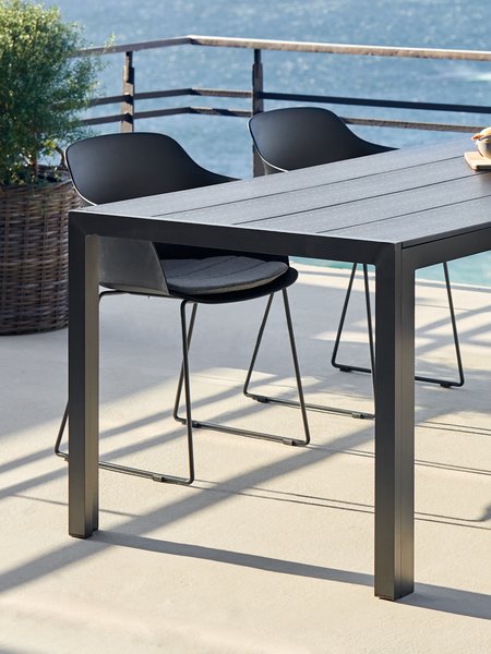 Gartentisch MADERUP B90xL205 schwarz
