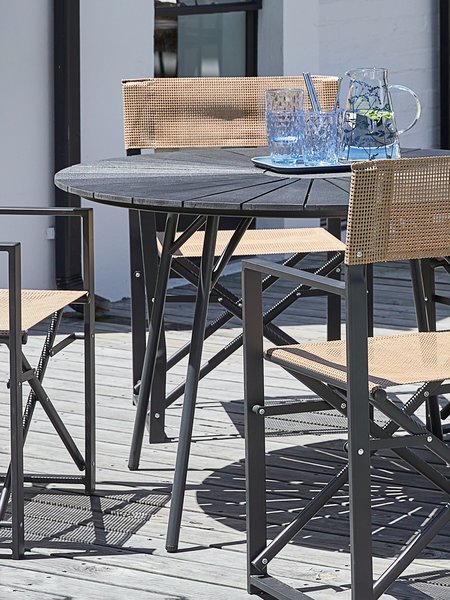 Garden table RANGSTRUP D110 black/black