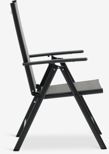 RADSTRUP Ø60 table + 2 MELLBY chaises noir