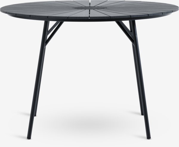 Garden table RANGSTRUP D110 black/black