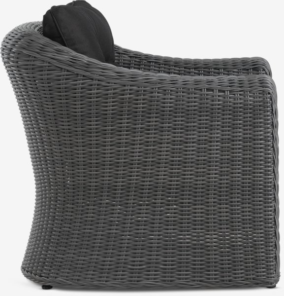 Fauteuil lounge TAMBOHUSE gris