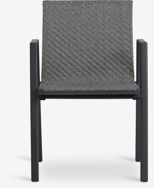 Silla apilable DOVERODDE gris