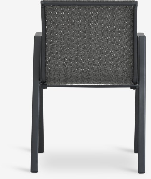 Stohovateľná stolička DOVERODDE sivá