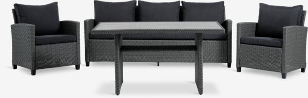Lounge set THISE 5pers. grey