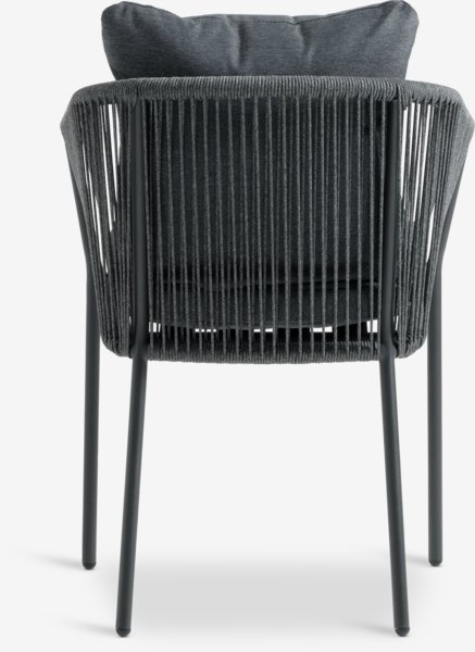 Baštenska stolica BRAVA brzosušeća siva