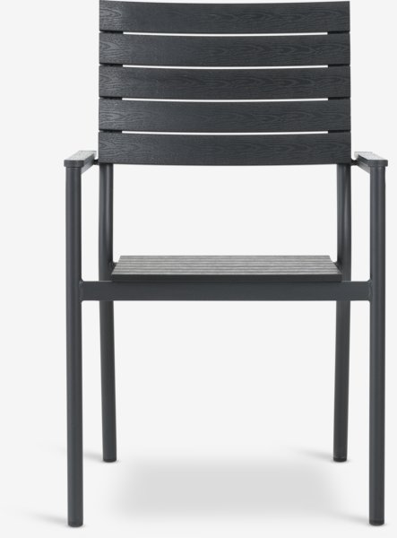 Stacking chair PADHOLM black