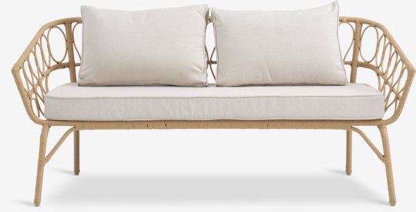 Loungebank JENNUM 2.5 pers. naturel