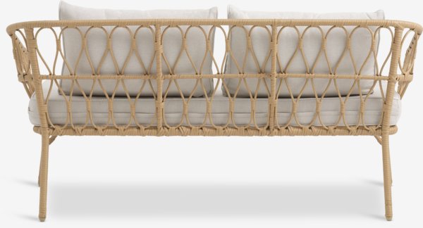 Loungebank JENNUM 2.5 pers. naturel